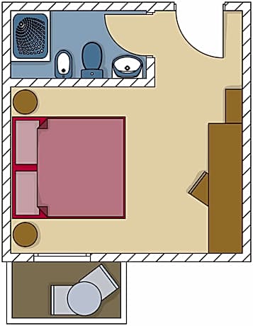 Double Room with Balcony and Sea View