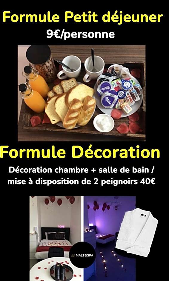 Love room Malt&SPA jacuzzi privatif