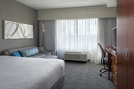 King Room with Sofa Bed and Roll-in Shower - Mobility Accessible