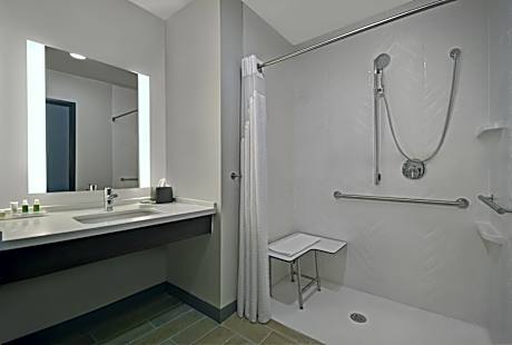1 King Standard Comm Access Roll Shower