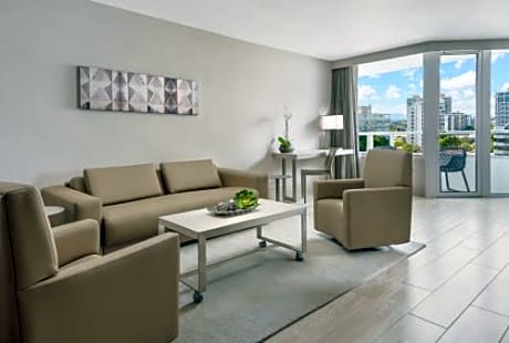 One-Bedroom King Suite with Sofa Bed and Balcony