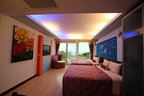 Quadruple Room with Sea View