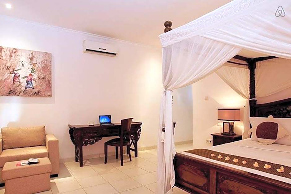 1BR Private villa seminyak,20mint walk 2 the beach