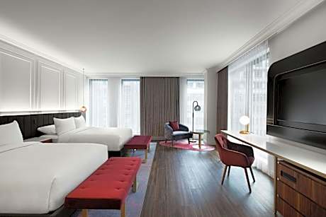 Standard Queen Room with Two Queen Beds and City View