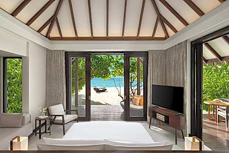 Beach Villa - Personalized Butler Service | Private Sea Plane Lounge Access | Kids Club with Optional Nanny Services | Maldivian Traditional Village Experience | Access to 5 Exceptional Dine-Around Outlets