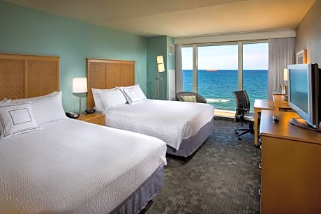 Queen Room with Two Queen Beds - Ocean View