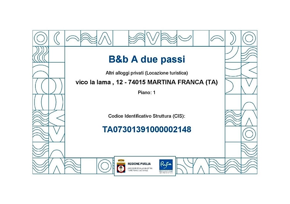 B&B A DUE PASSI