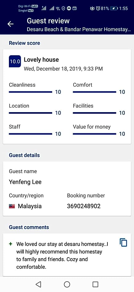 Entire House Best Desaru Beach & Bandar Penawar Homestay Waterpark Instamass