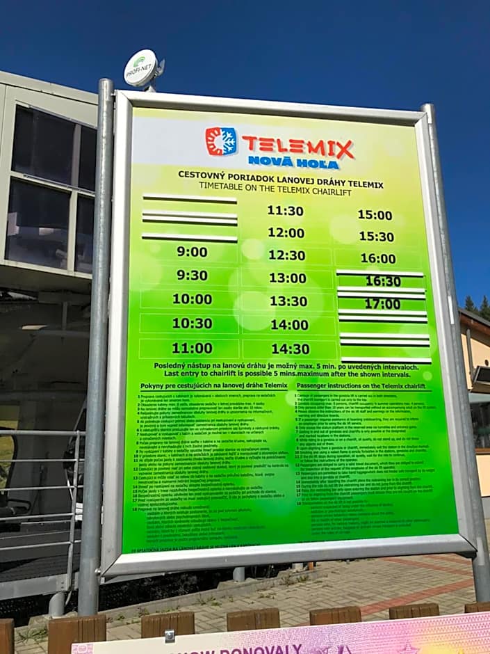 Apartmán Bella Donovaly v hotelovom komplexe