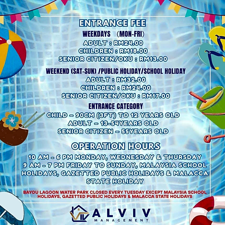 Amari Lagoon Melaka Kids Friendly Free WaterPark Pass