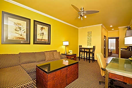 Two-Room King Suite with Sofa Bed and Walk-In Shower - Disability Access/Non-Smoking