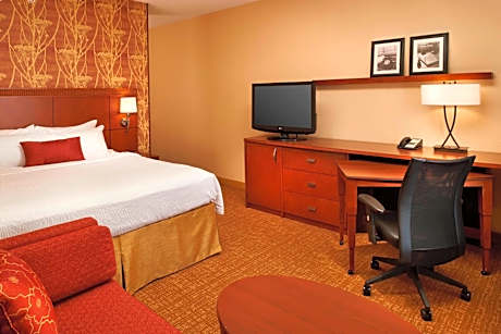 Large King Room with Sofa Bed and Balcony - Hearing Accessible