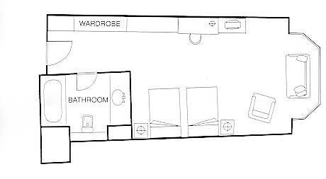 Shangri-La Wing Deluxe River View 2 Twins