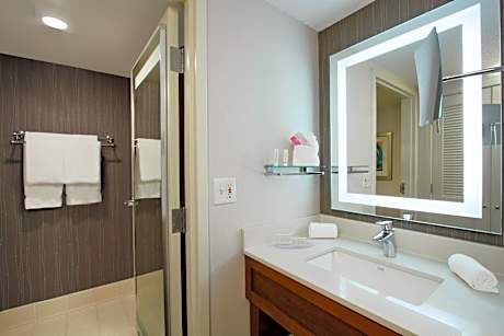 King Room with Balcony and Adapted Tub - Mobility Accessible