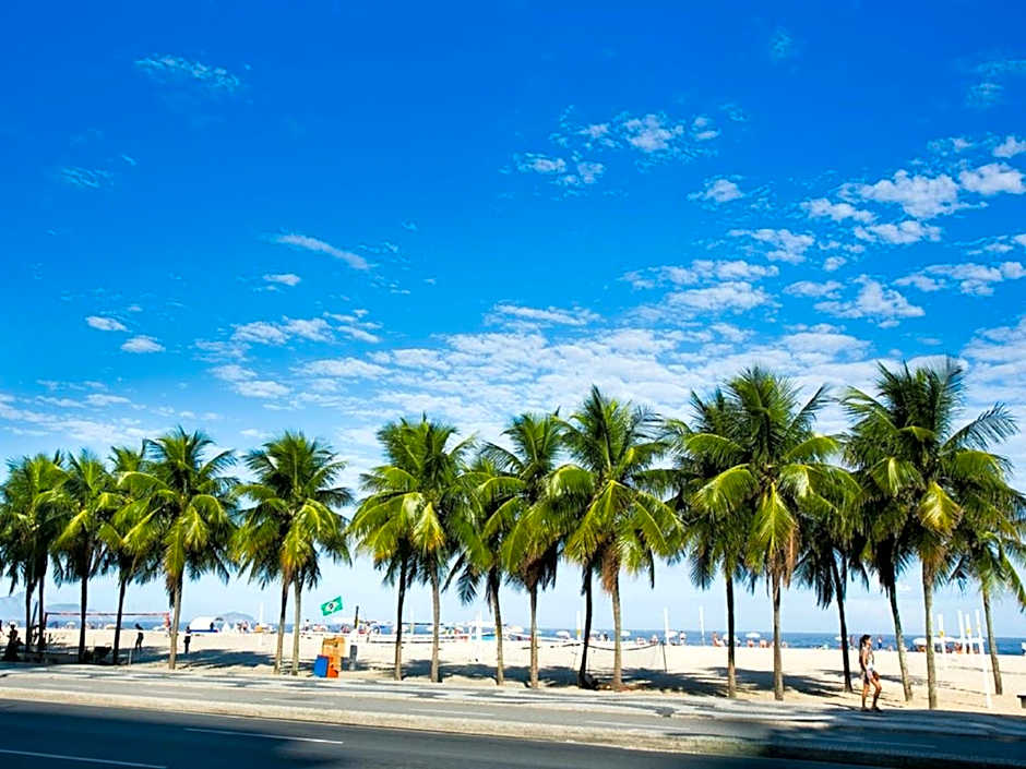 Deslumbrante vista para a Praia de Copacabana.