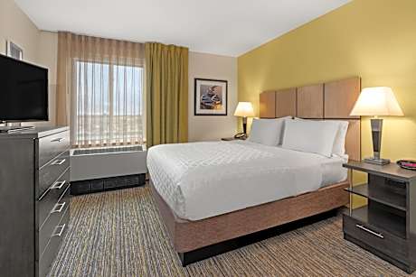 1 Queen 1 Bedroom Mobility Accessible Roll in Shower