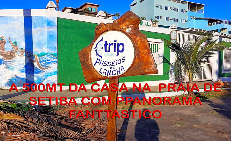 Casa na praia de Setiba com panorama fantástico