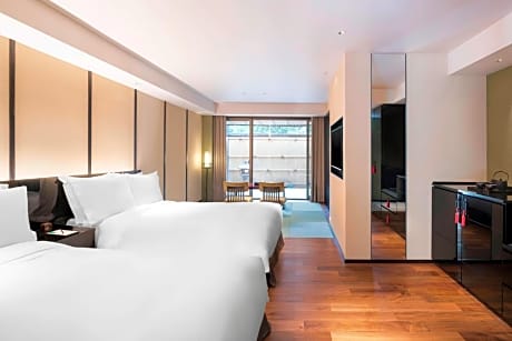 YUZUNOHA, Guest room, 2 Twin/Single Bed(s), Garden view