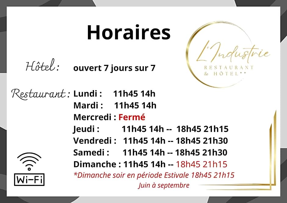 Hôtel Restaurant L'Industrie