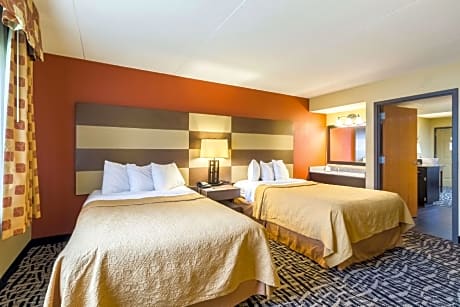 2 Double Beds Efficiency Suite No Smoking
