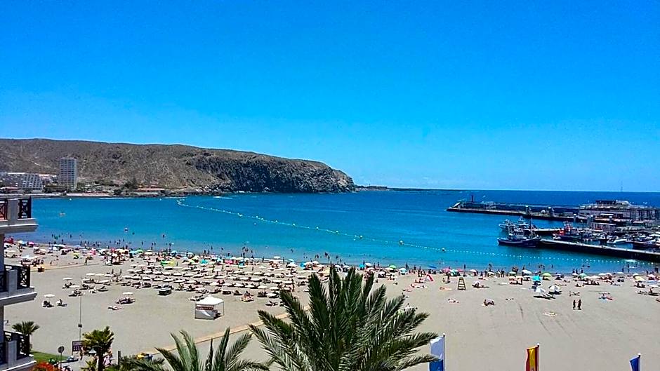 Few steps from the beach hostel in Los Cristianos