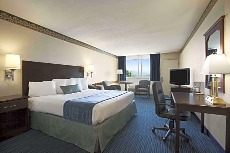 1 King Bed Mobility Accessible Room Non-Smoking