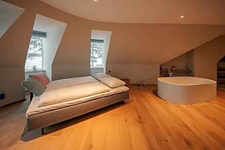 Studio with Sauna and water view