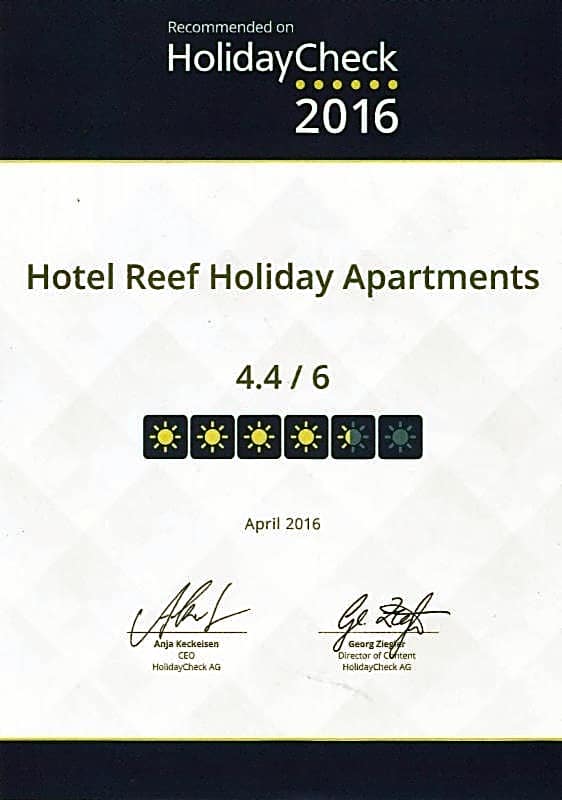 Reef Holiday Apartments