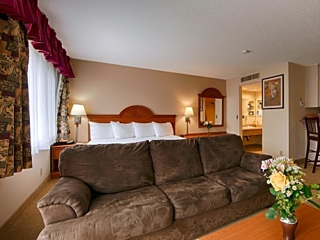 1 King Bed
