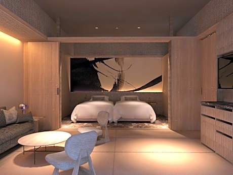 Japanese - Western Style Room with KINSEN Hot Spring Air Bathroom - Non-Smoking