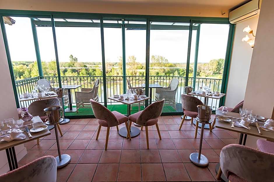 HOTEL restaurant COTE GARONNE le BALCON DES DAMES - Tonneins Fauillet Marmande - vue panoramique bor
