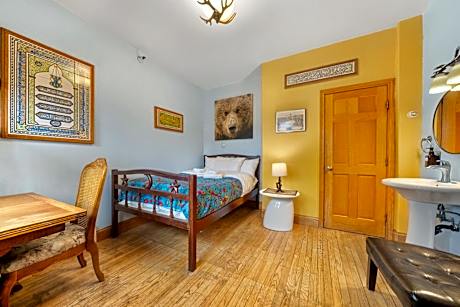 One Double Bed with Private Bathroom