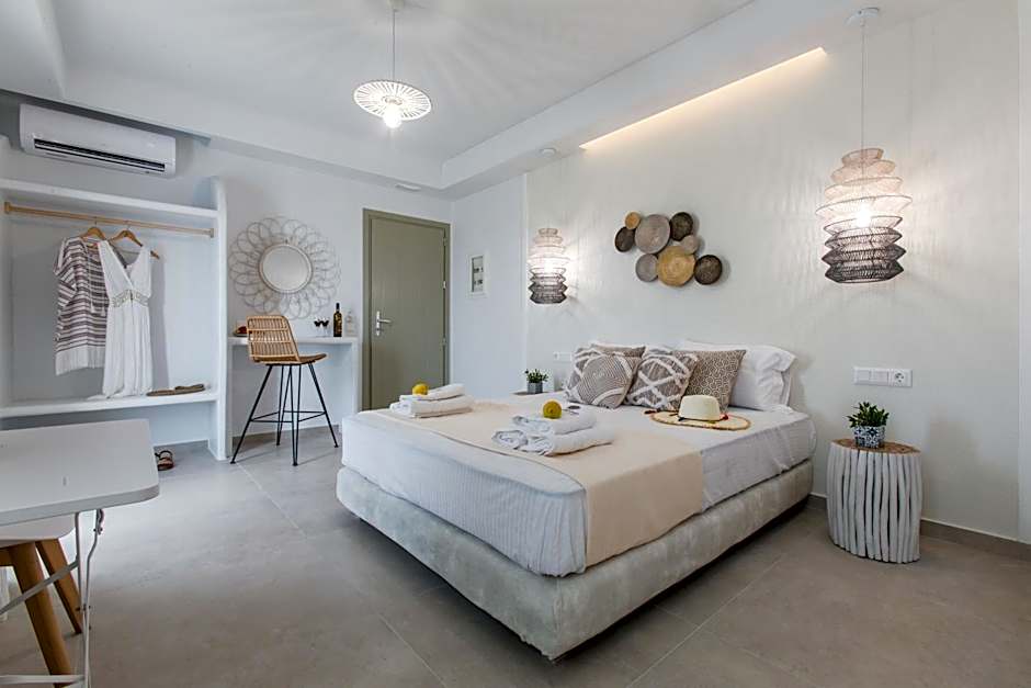 Lemonia Suites with outdoor BBQ area