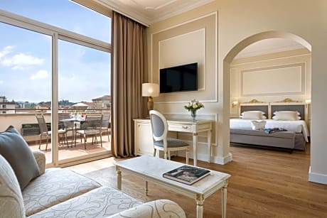 Florence Suite, Suite, 1 King, Whirlpool, Balcony
