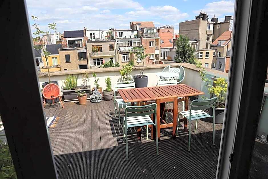 Appartement 2 chambres grande terrasse centre de Bruxelles