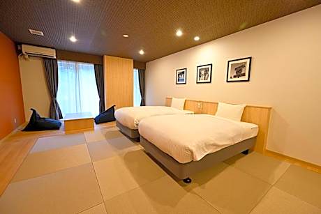 Superior Japanese-Style Twin Beds Room with 20 Tatami mats (Annex)- Shared Bathroom - Non-Smoking
