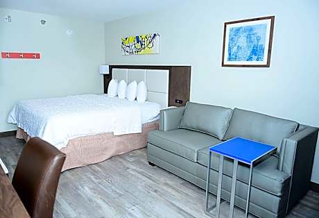 Deluxe King Room with Sofa Bed and Walk-In Shower - Non-Smoking
