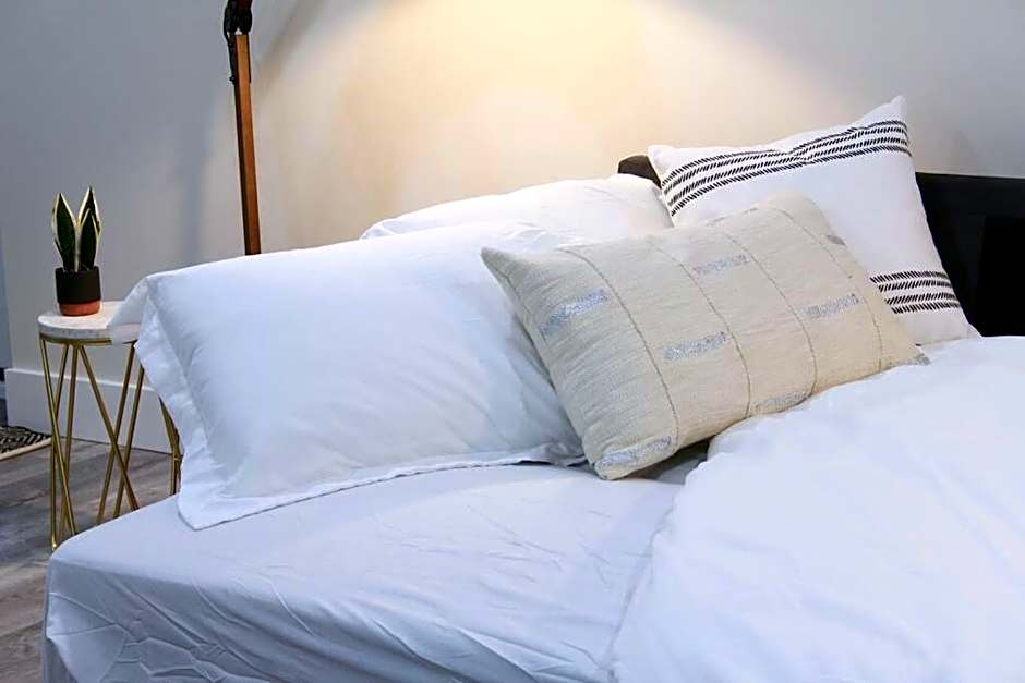 Executive Bsmt Suite, King Bed, 5 min to DT & Whyte Ave, Sleeps 6!