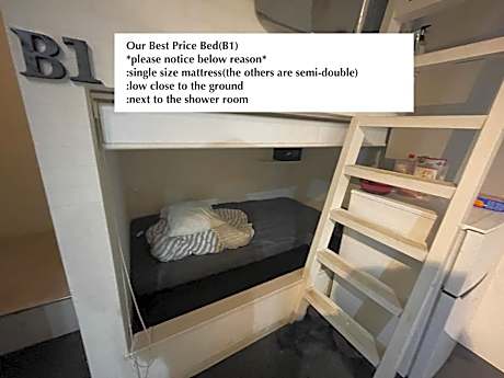 Bed in 6-Bed Dormitory Room