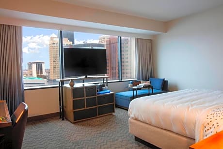 Larger Guest room, King, City view, Corner room