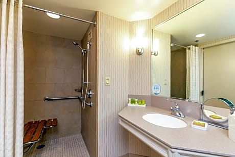 King Room with Roll-In Shower - Mobility and Hearing Access