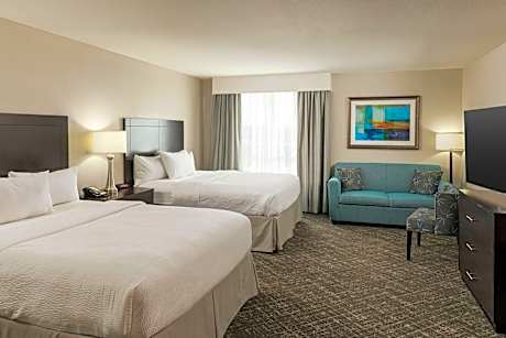 Studio Suite, Multiple Beds (Mobility Accessible, Tub) (2 Queen Beds and 1 Double Sofa Bed)