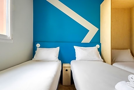 Triple Room with Two Single Beds and One Bunk Bed