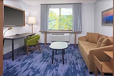 King Suite with Roll-In Shower and Sofa Bed - Mobility Access/Hearing Accessible