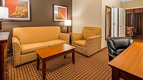 Suite-1 King Bed, Non-Smoking, Separate Bedroom, Sofabed, Corner Room
