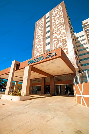 Spazzio diRoma com entrada ao Acquapark Gratuito, Apartamento 840 vista para a Piscina