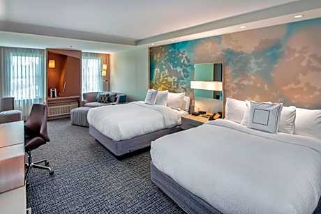 Queen Guest Room with 2 Queen Beds and Sofa Bed