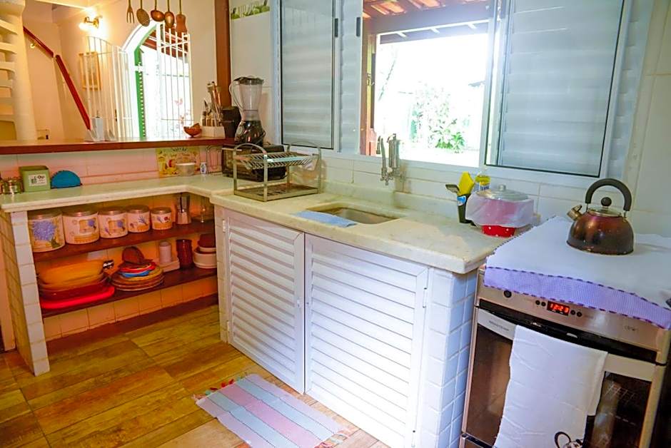 Casa Completa c Piscina e 500m da Praia -3 Quartos