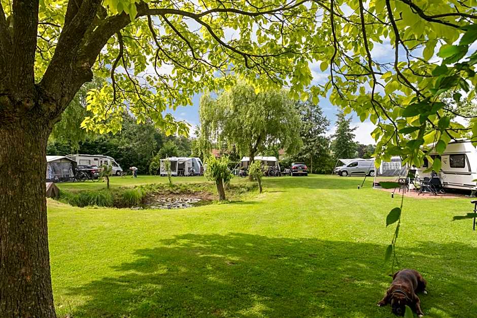 Ruime caravan op gezellige minicamping