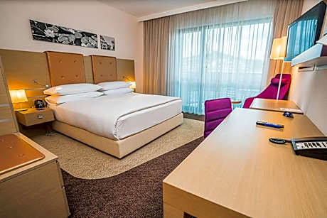 Deluxe King Room with Balcony and Park View
